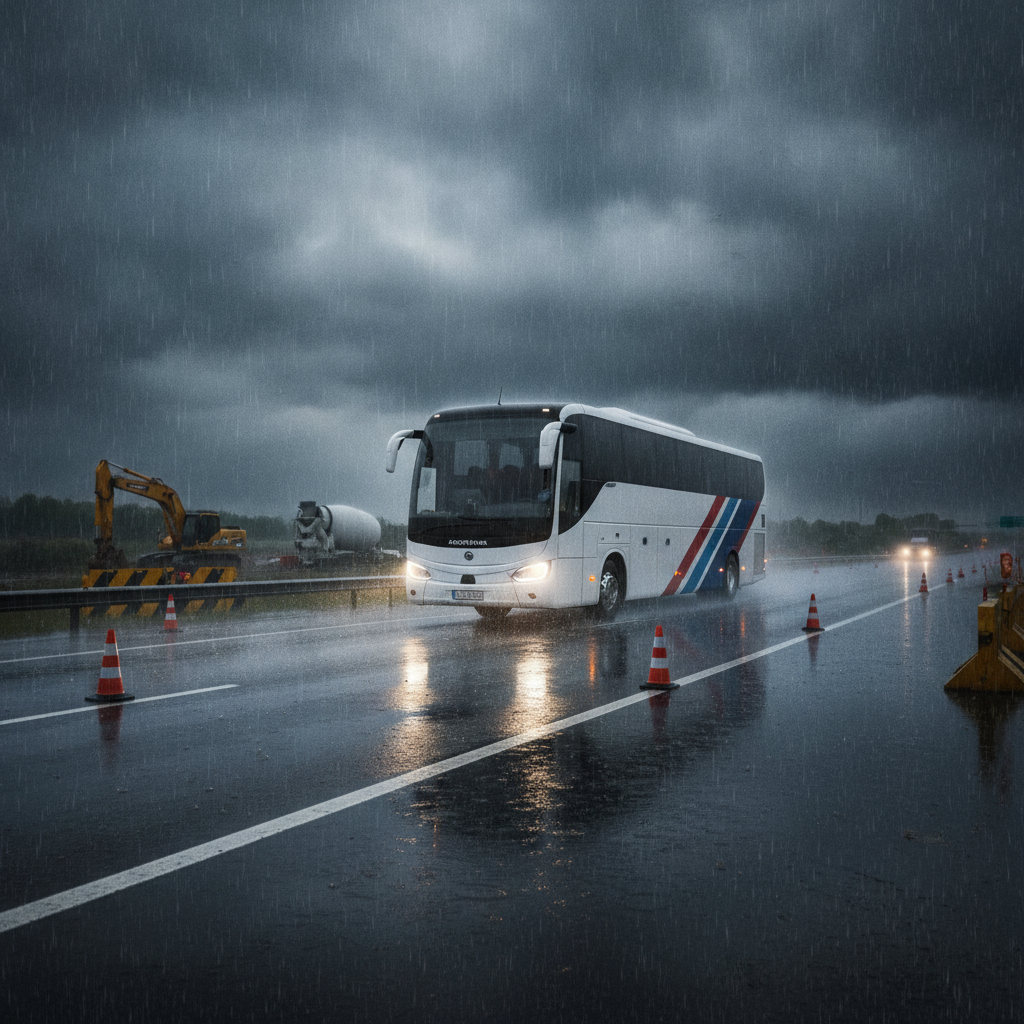 OL : conditions météo difficiles et travaux routiers à surveiller pour le déplacement à Bourgoin-Jallieu