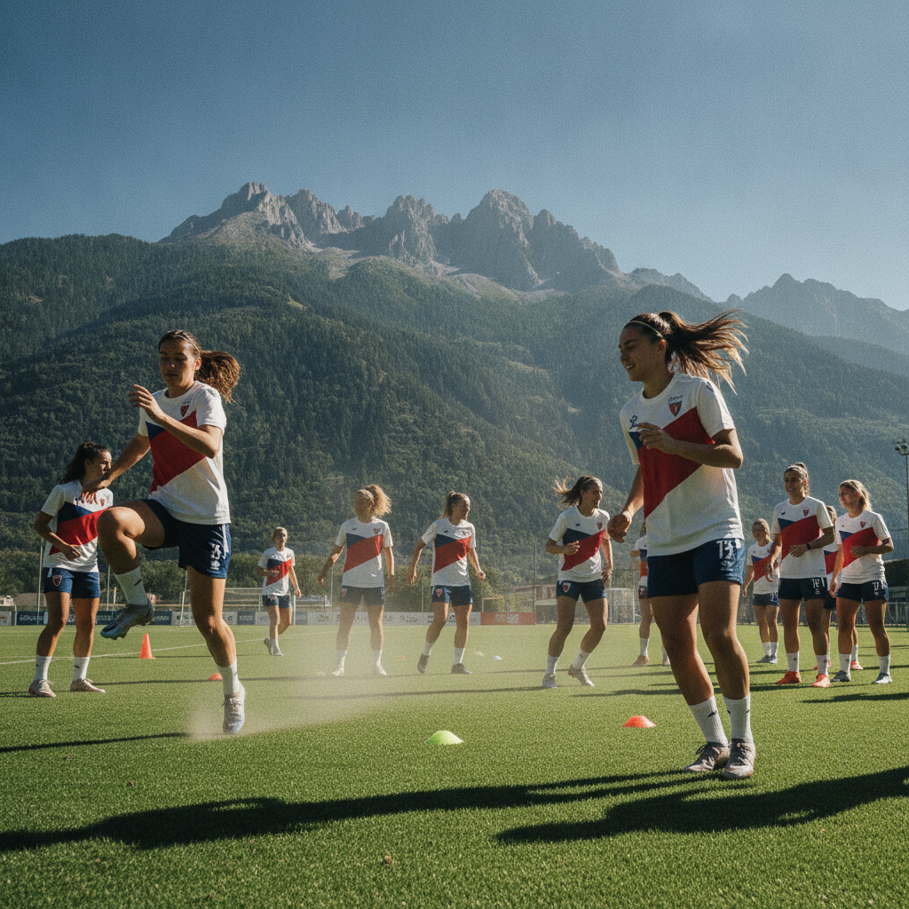 OL Lyonnes : l'équipe réserve féminine en stage de préparation à Aoste fin août