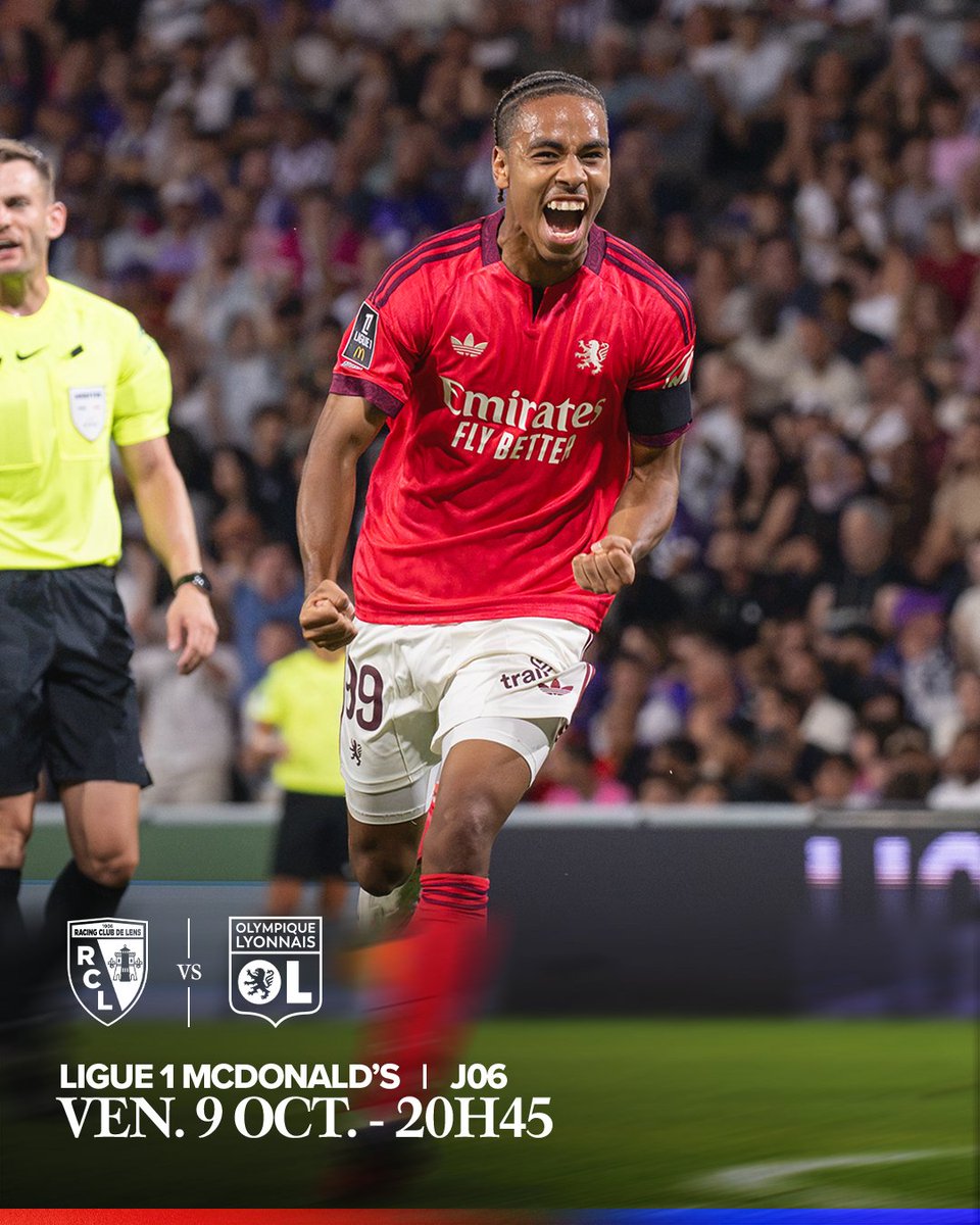 OL à Lens le 9 octobre : programmation de la 6e journée de Ligue 1