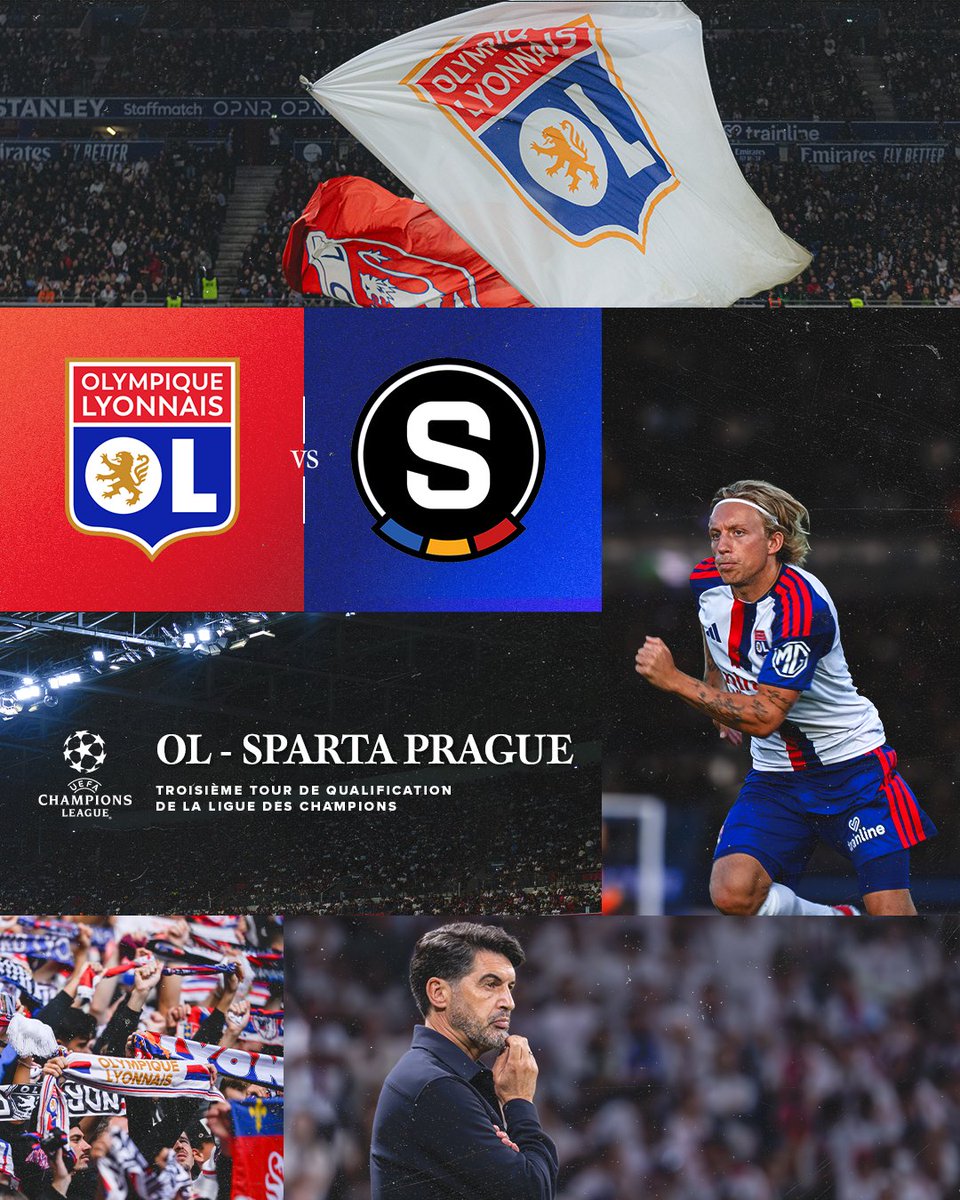 Ligue des Champions : l'OL affrontera le Sparta Prague en troisième tour de qualification