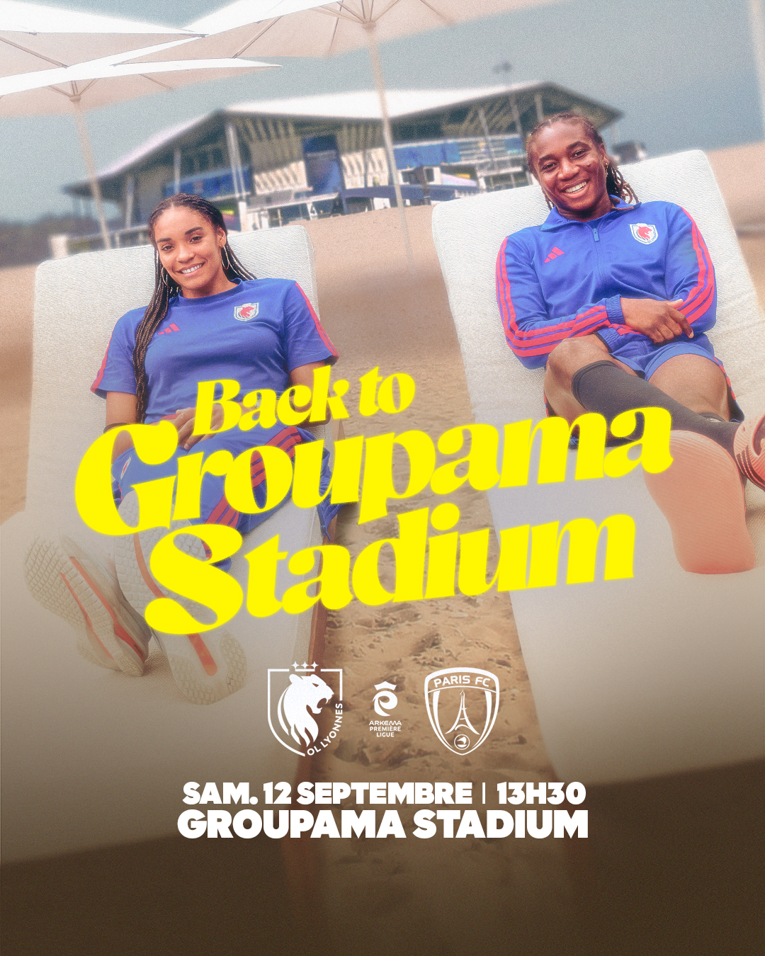 OL Lyonnes accueille Paris FC au Groupama Stadium le 12 septembre