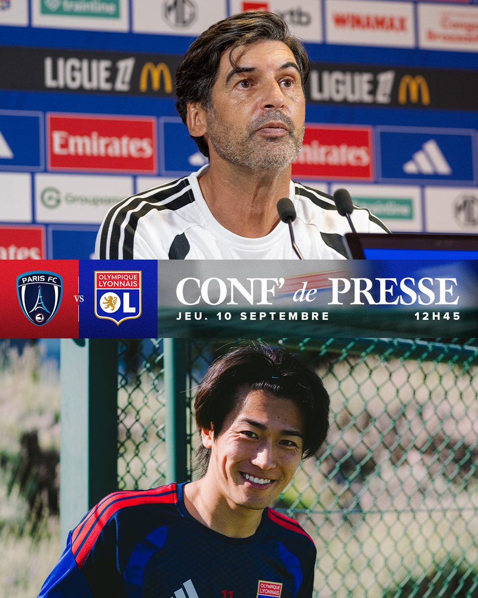 Conférence de presse OL : Nakamura et Fonseca face aux médias avant le déplacement à Paris