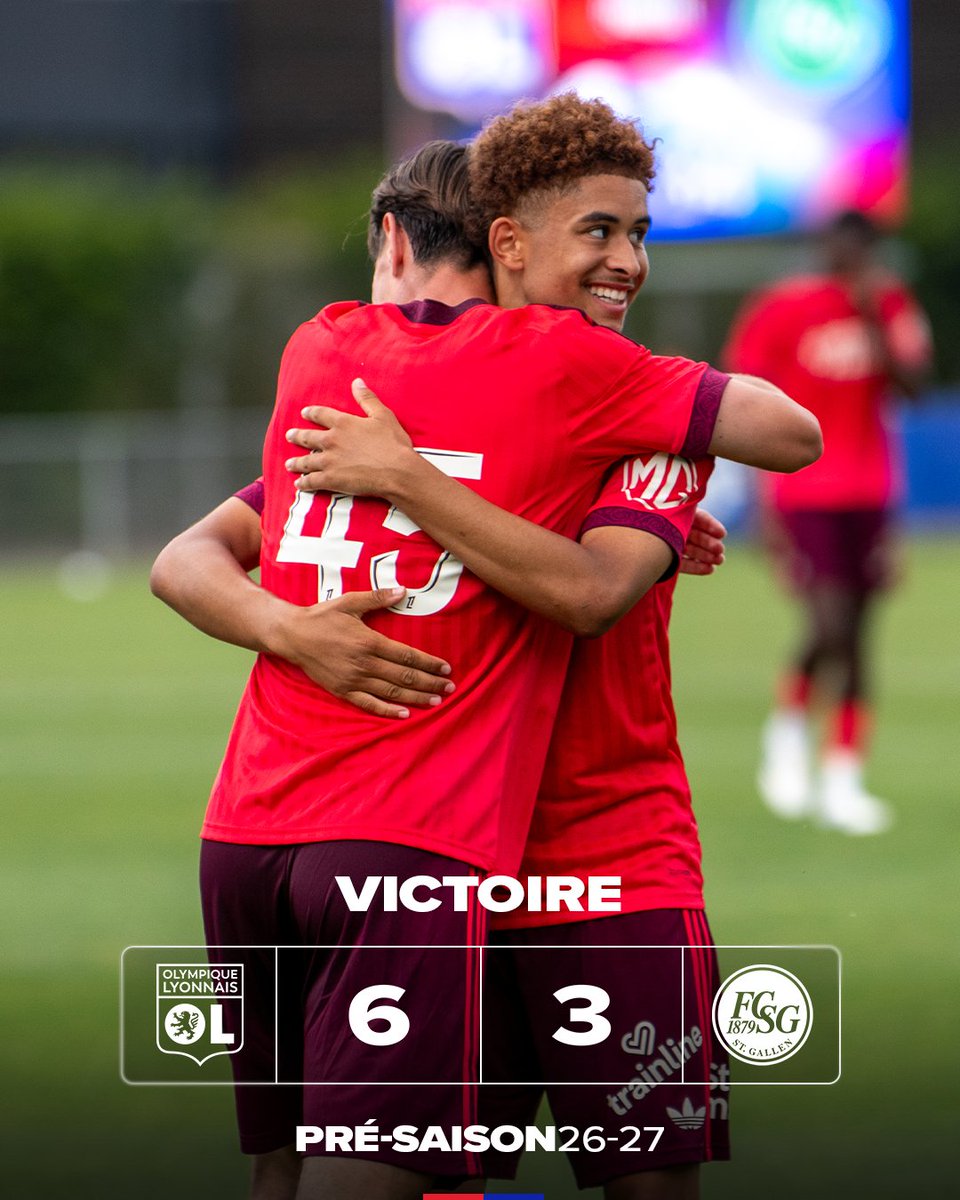 OL : victoire 6-3 contre Saint-Gall en préparation, Fonseca voit ses hommes briller offensivement