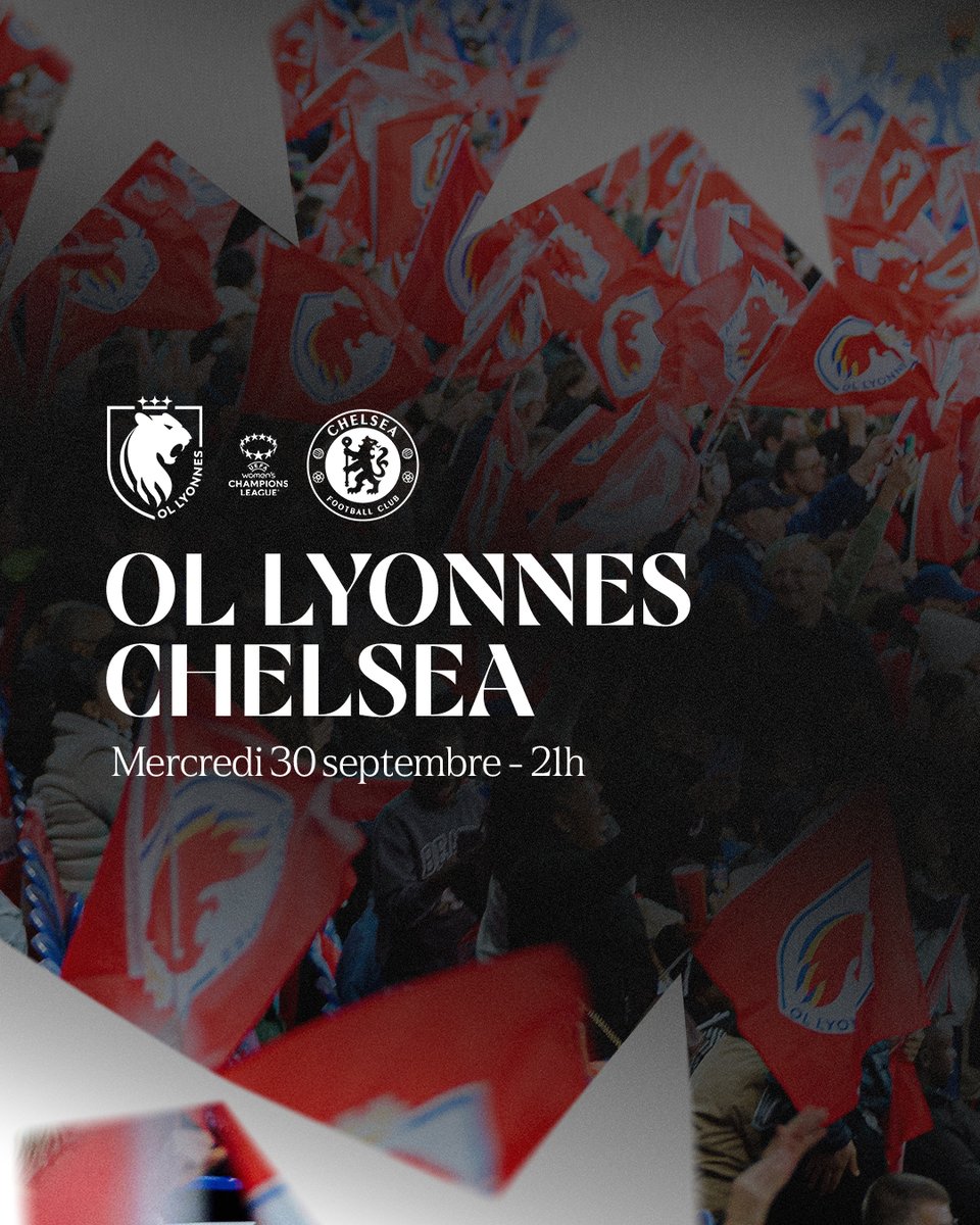 Calendrier UWCL : OL Lyonnes reçoit Chelsea au Groupama Stadium le 30 septembre