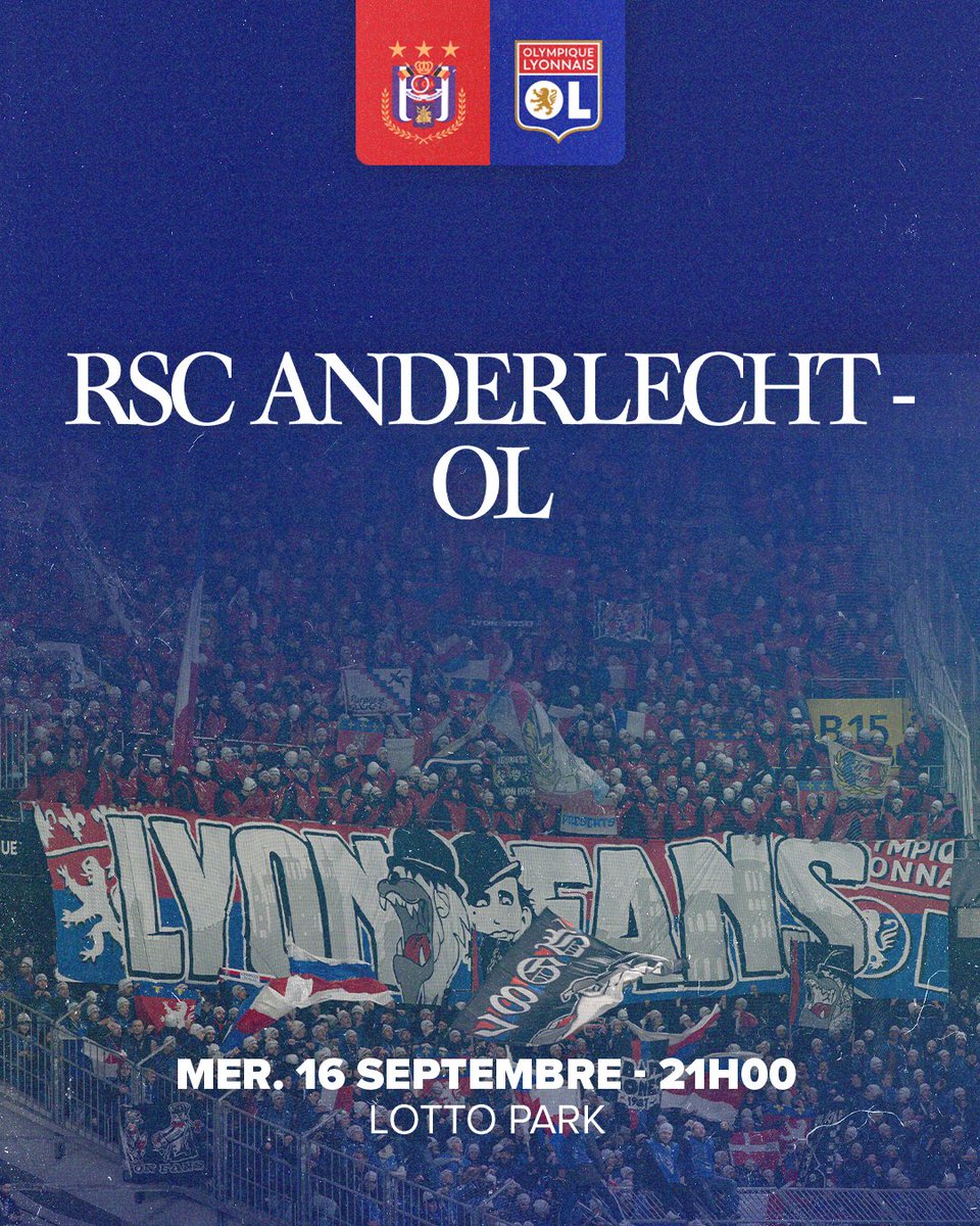 Europa League : l'OL ouvre la billetterie pour RSCA, mercredi 16 septembre